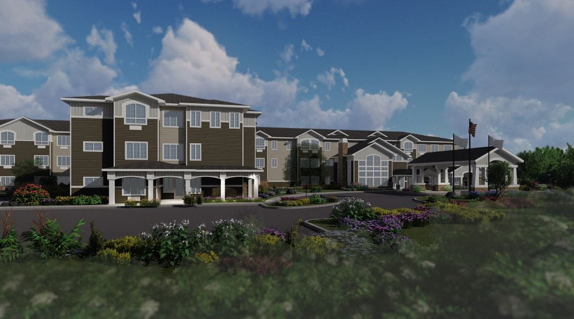 Exterior view of Juniper Village at Washington Square
