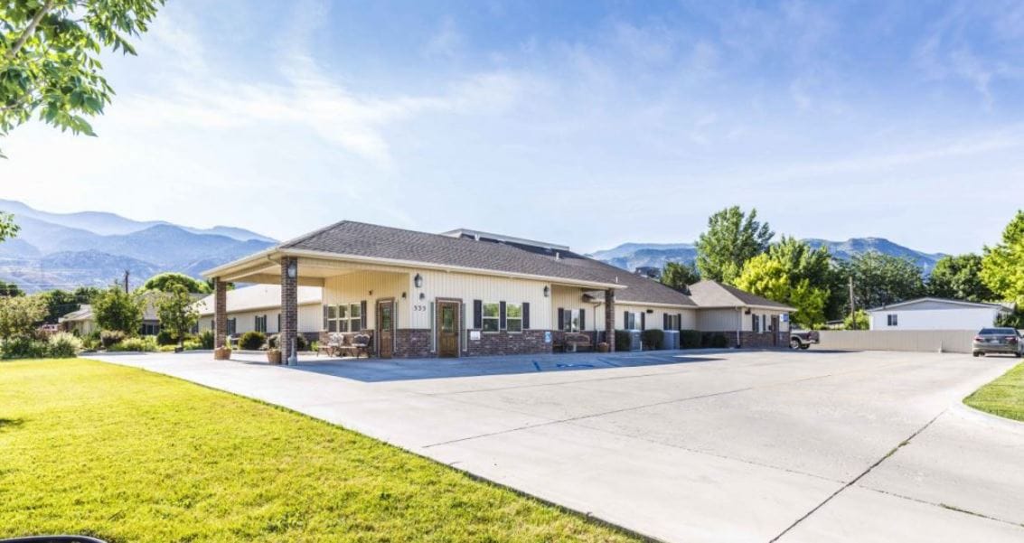 Exterior view of Monroe Canyon Assisted Living facility