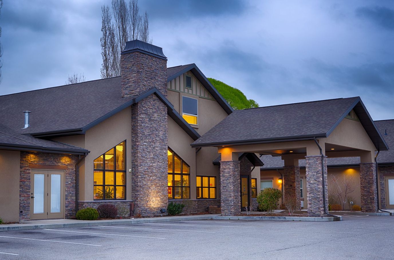 Exterior view of the Pheasant View Assisted Living facility