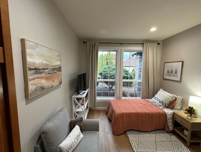 Cozy senior living room with inviting decor