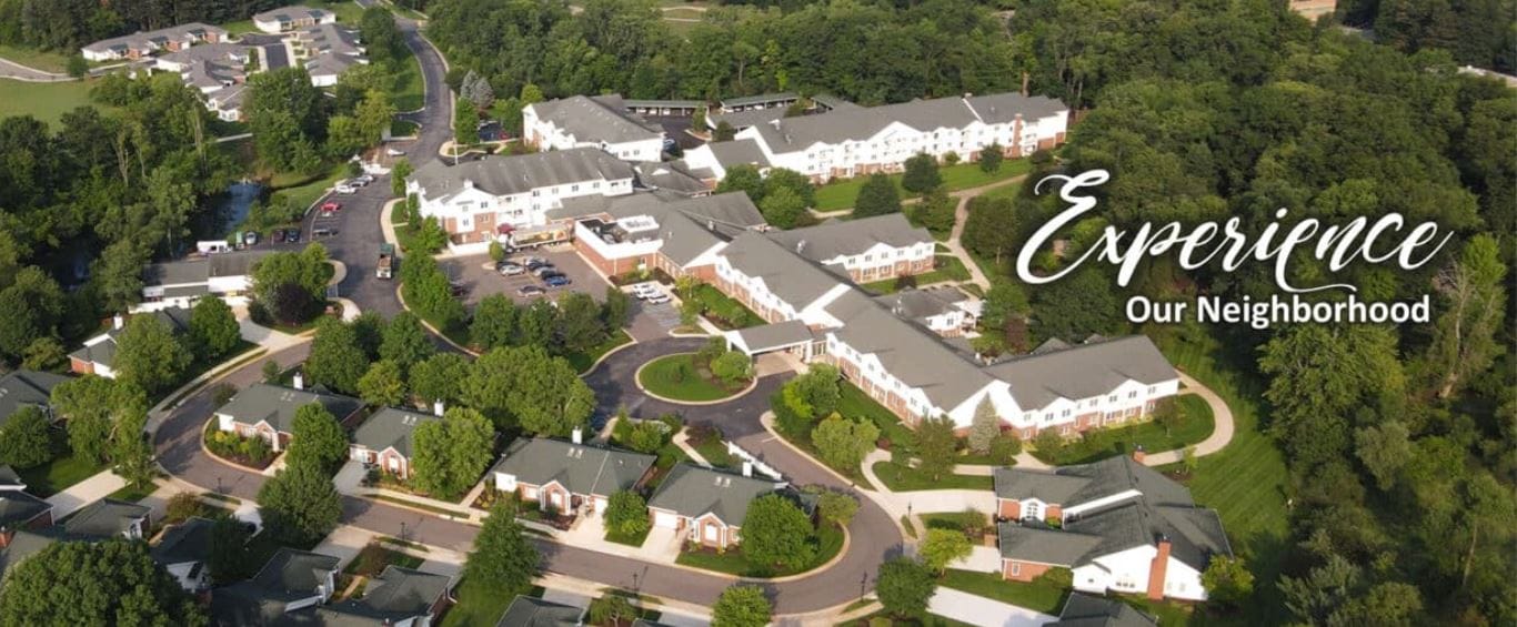 Aerial view of Silver Maples of Chelsea campus