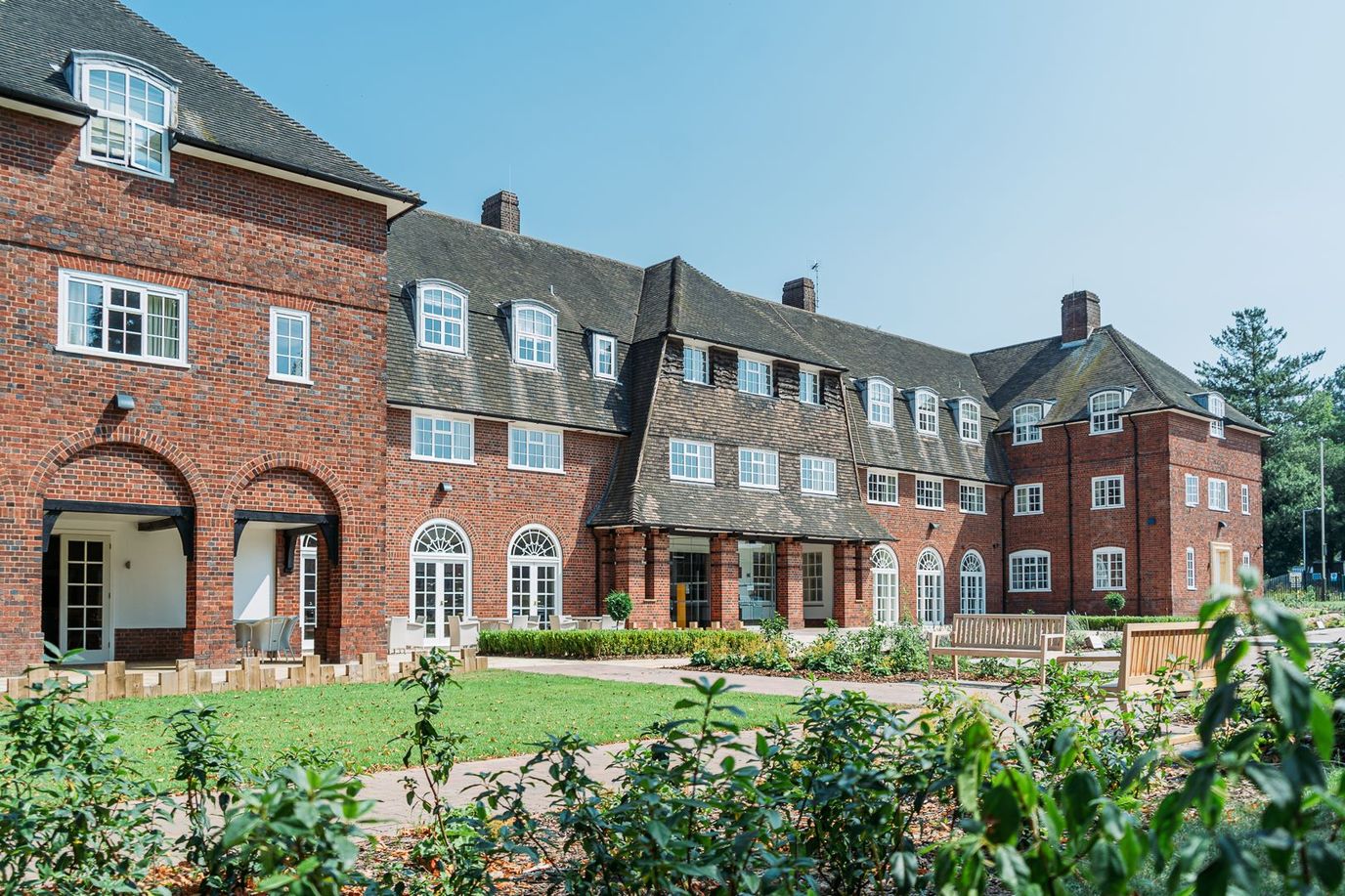 Exterior view of the Somerville Retirement Living facility