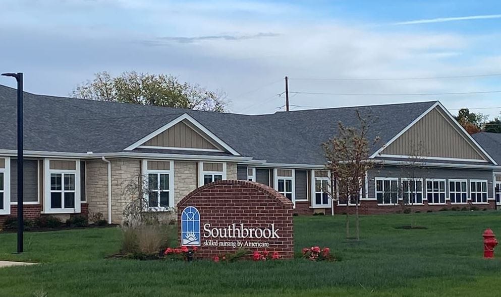 Exterior view of the Southbrook assisted living facility