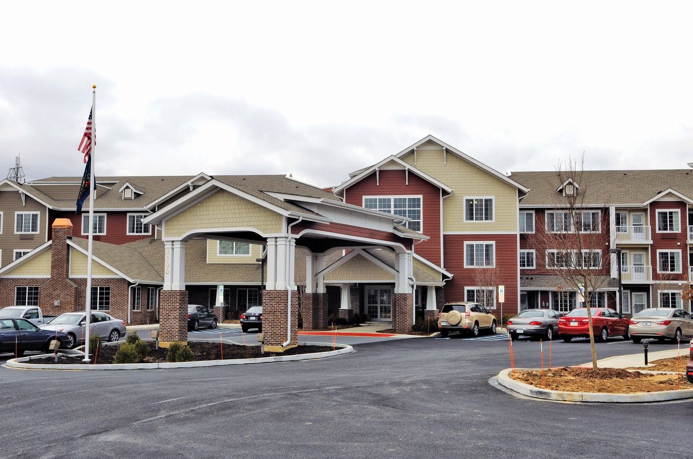 Front exterior of Sterling Heights Gracious Retirement Living