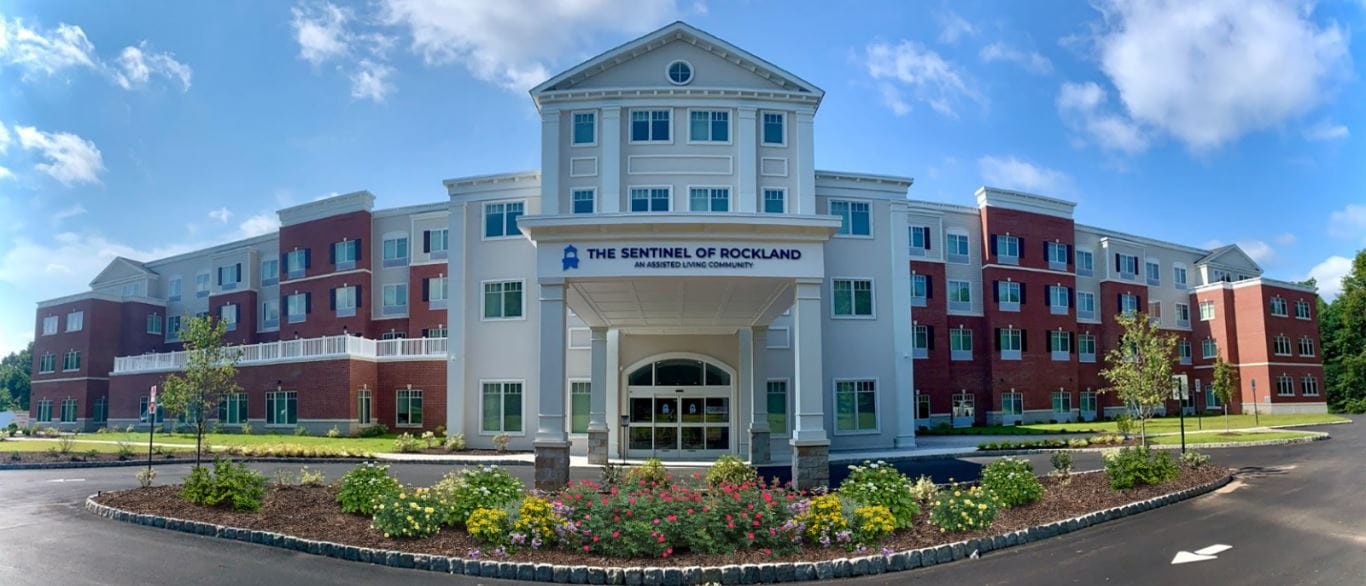 Exterior view of The Sentinel of Rockland facility