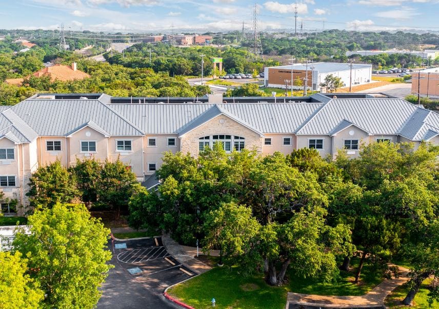 Aerial view of The Waterford at Shavano Park facility
