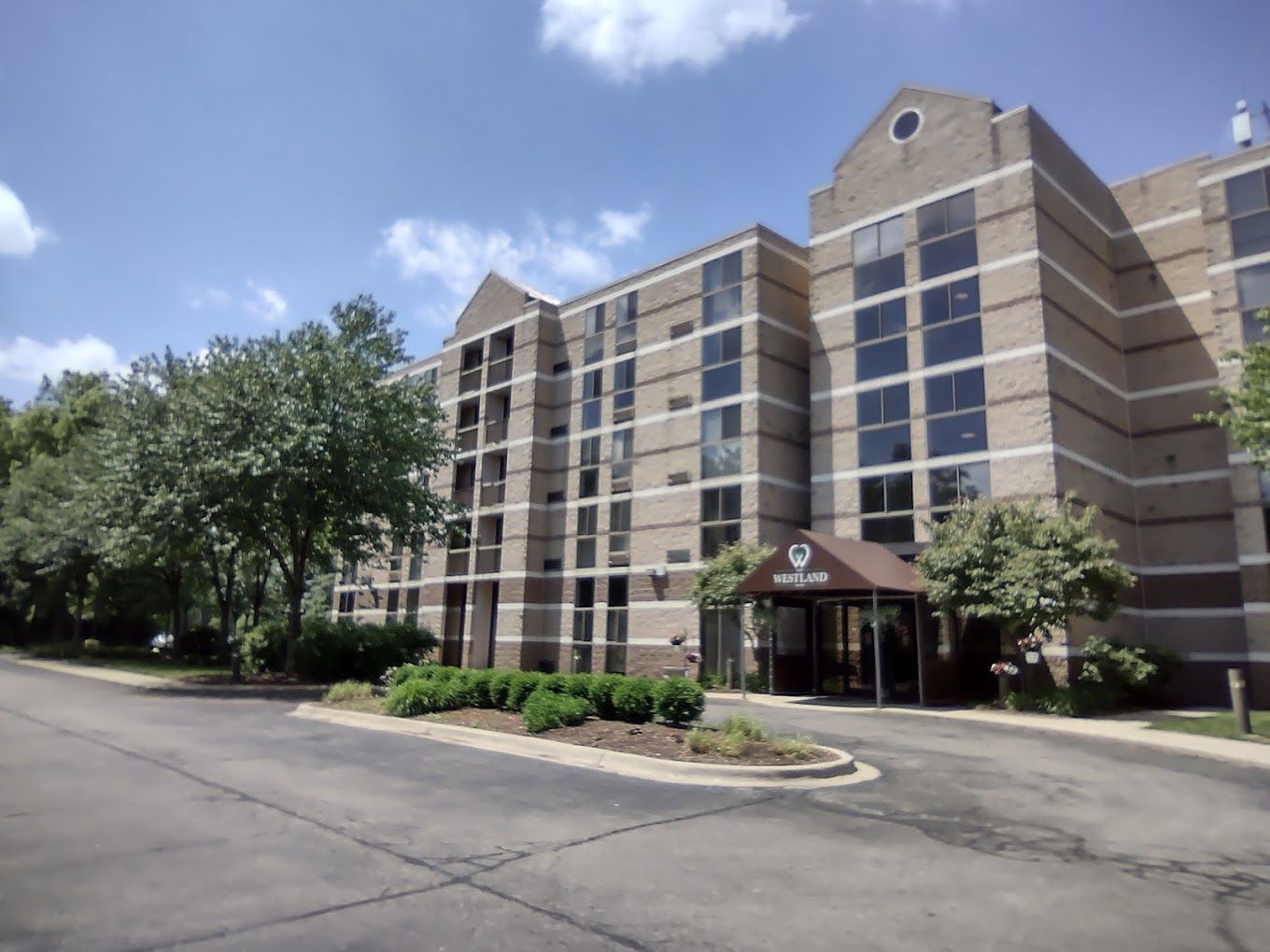 Exterior view of The Westland House assisted living facility