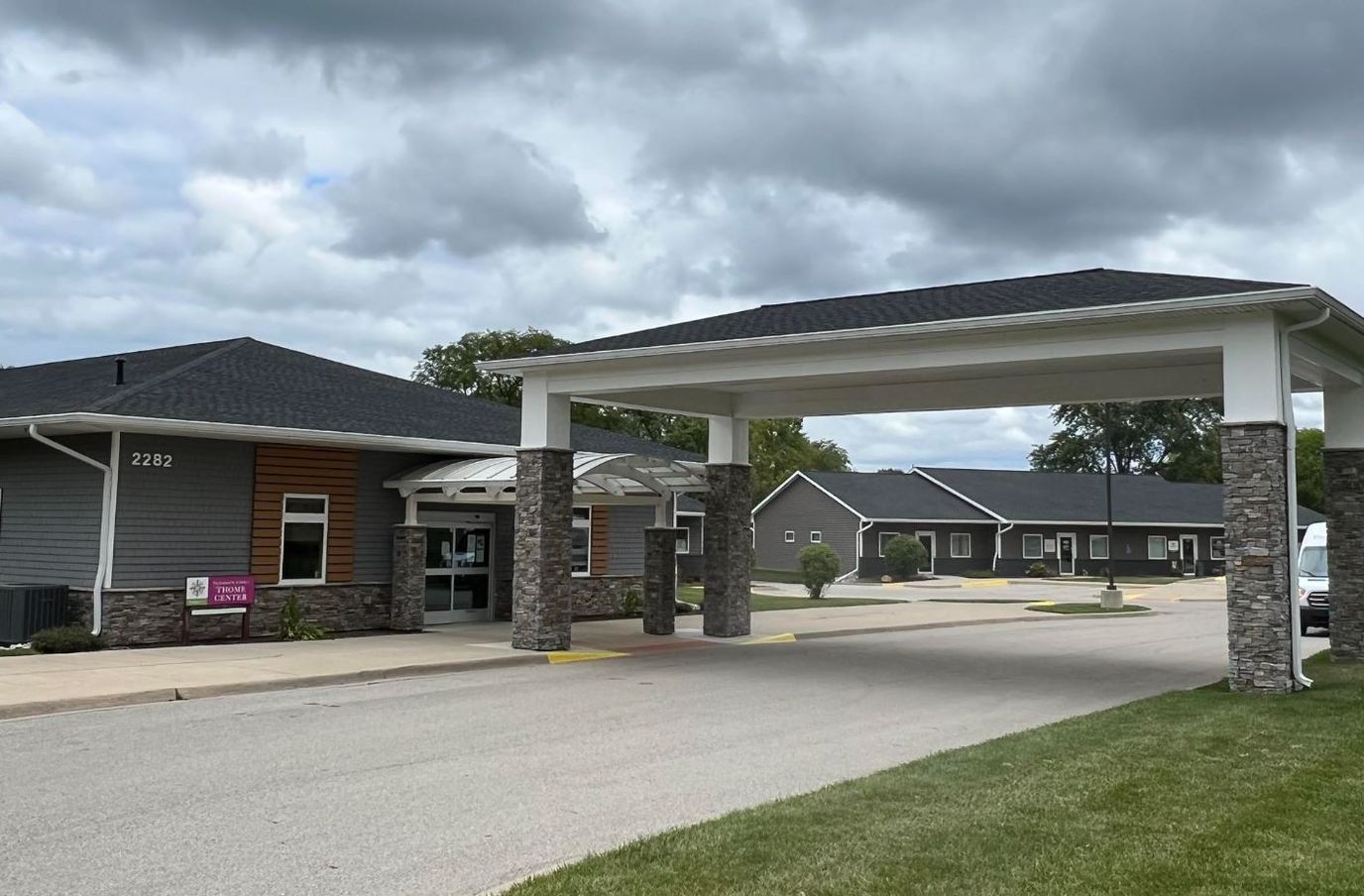 Exterior view of the Thome PACE facility entrance