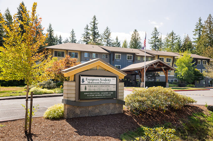 Exterior view of Village Concepts assisted living facility