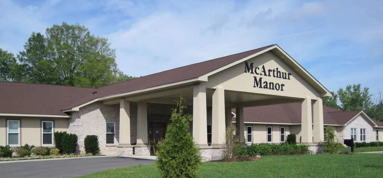 Exterior view of McArthur Manor Assisted Living