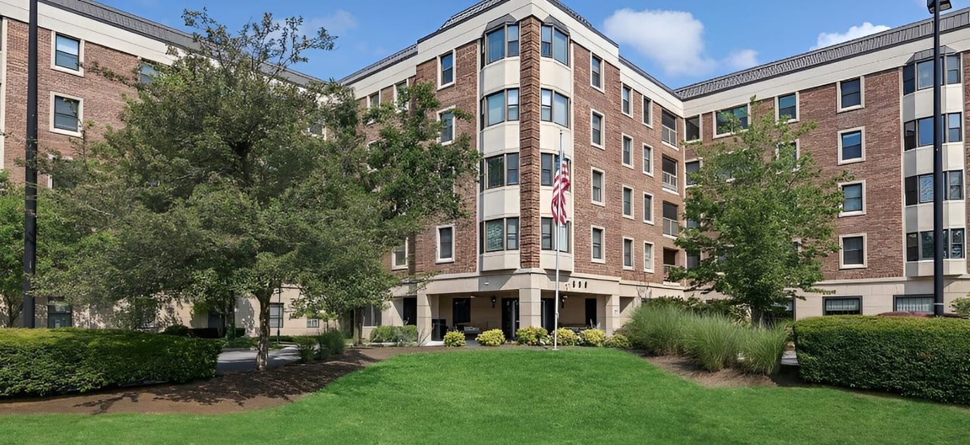 Exterior view of The Lafayette assisted living facility