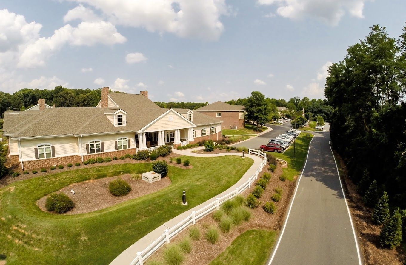 Aerial view of the Piedmont Crossing facility and surrounding landscape