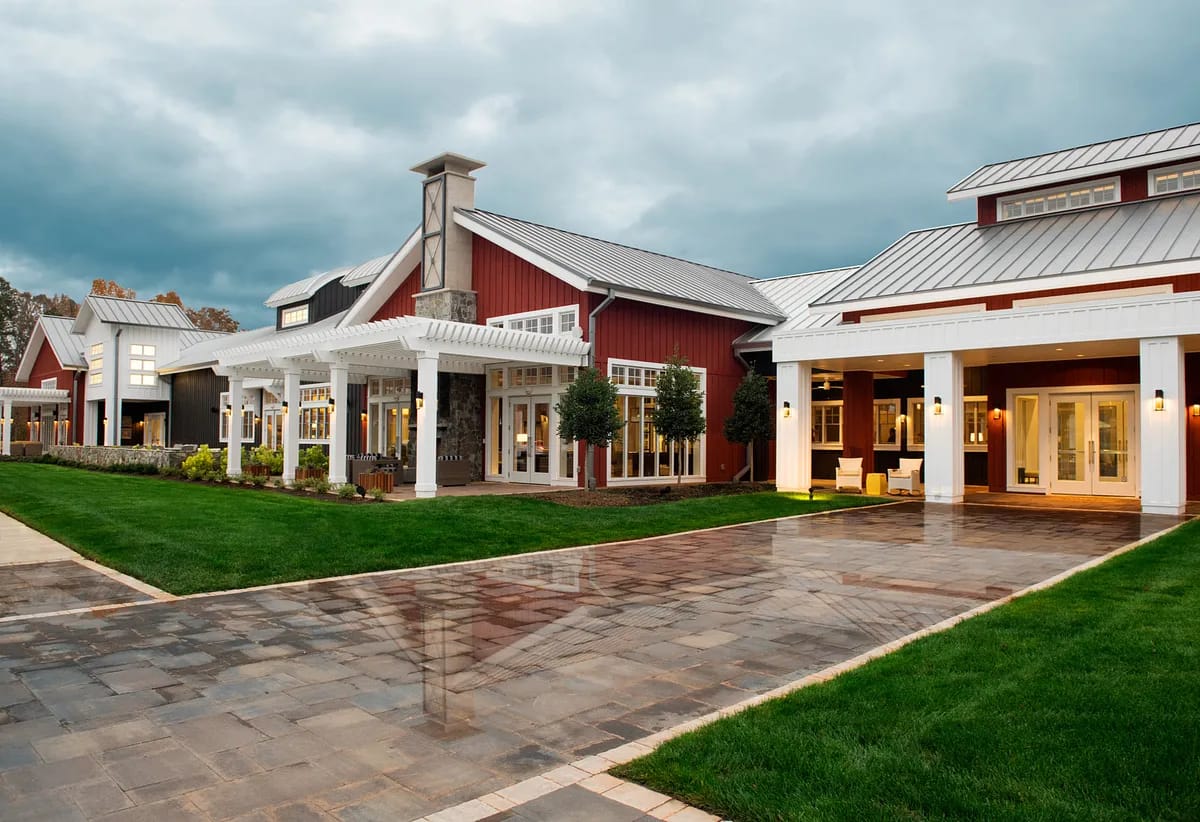 Exterior view of Trilogy Lake Norman facility