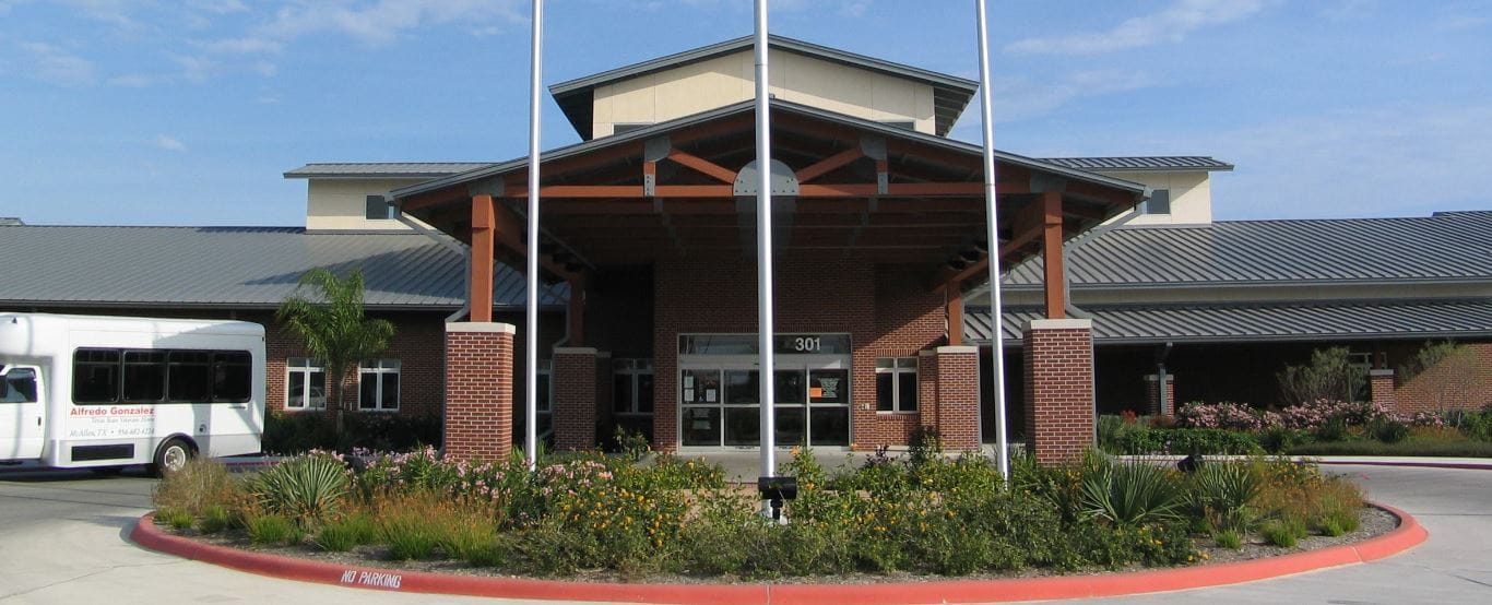 Exterior view of Alfredo Gonzalez Texas State Veterans Home