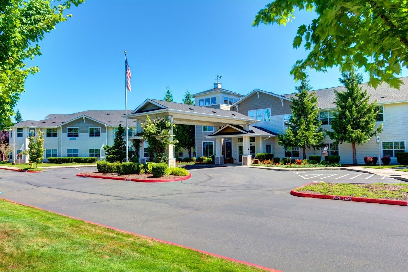 Exterior view of Clearwater Springs Assisted Living facility