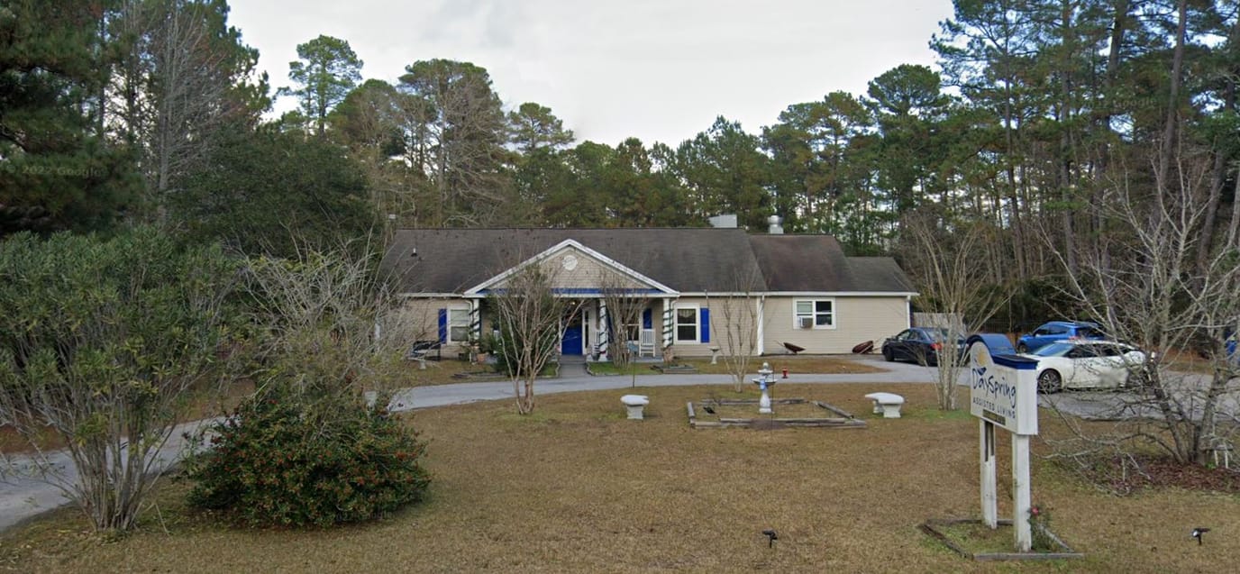 Exterior view of Dayspring Assisted Living facility