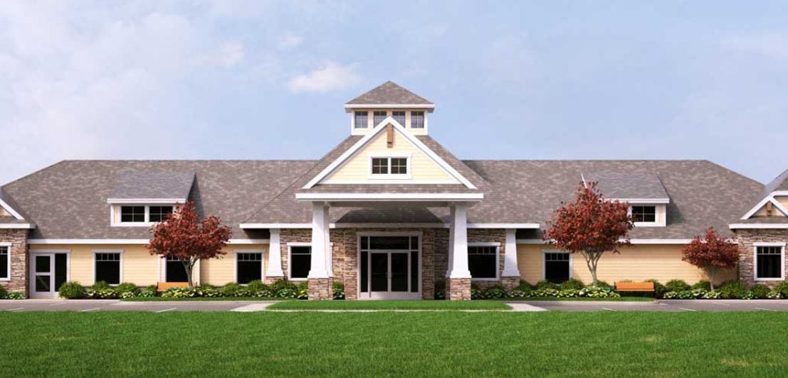 Exterior view of Shelby Comfort Care Assisted Living facility