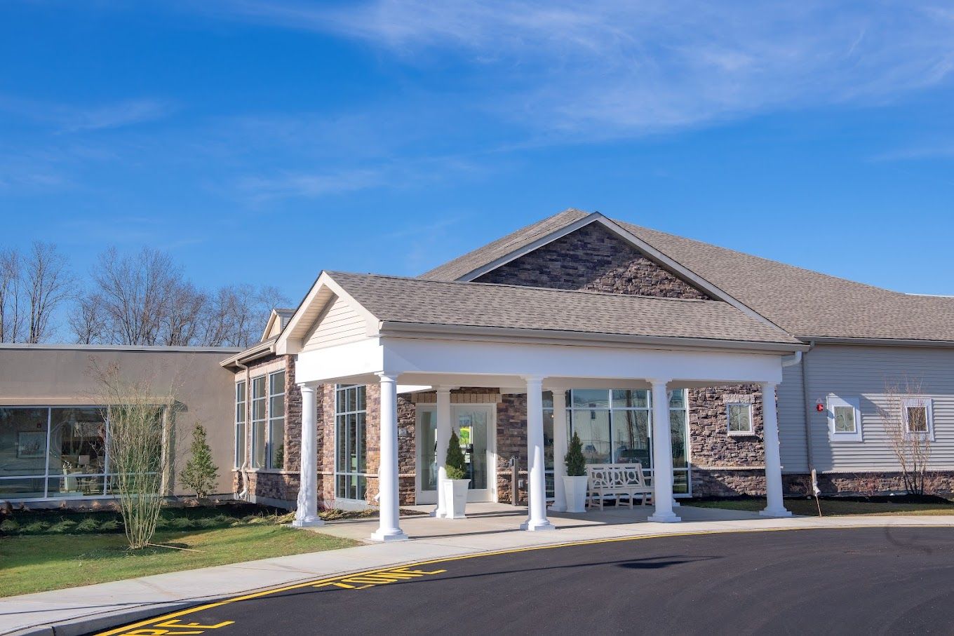 Exterior view of Springpoint Living at Manalapan