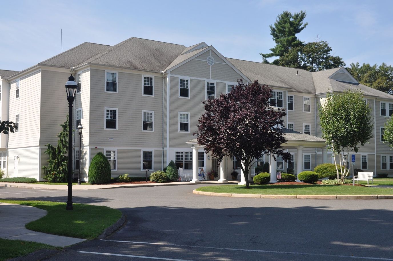 Exterior view of The Arbors at Westfield Assisted Living