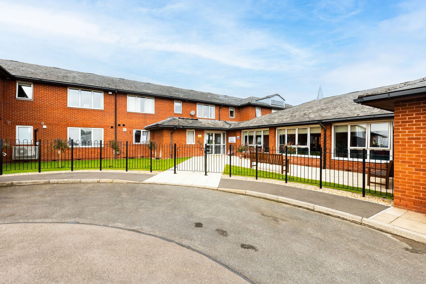 Exterior view of Ruckland Court Care Home building