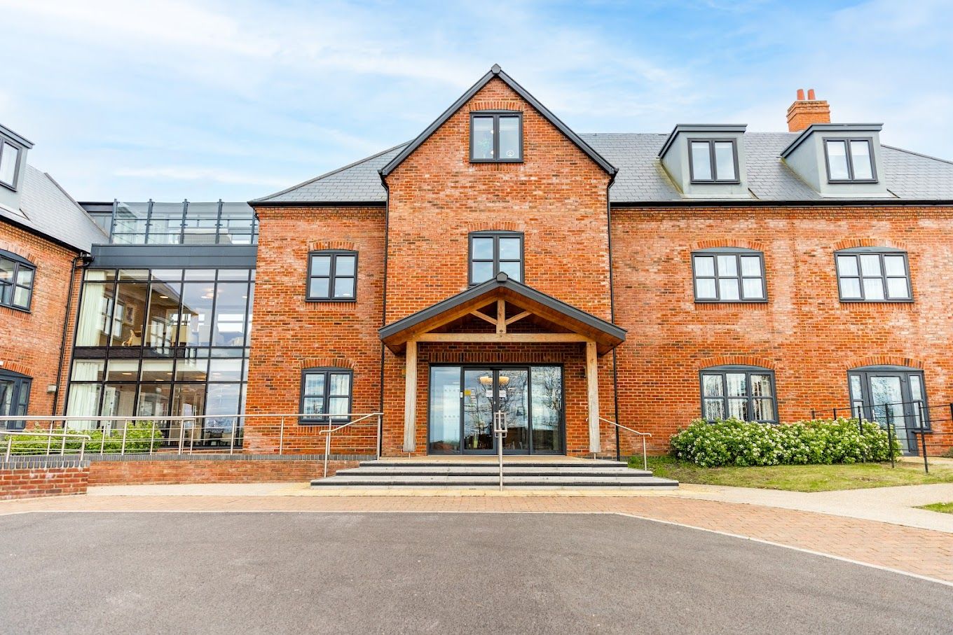 Exterior view of Carpenders Park Care Home building