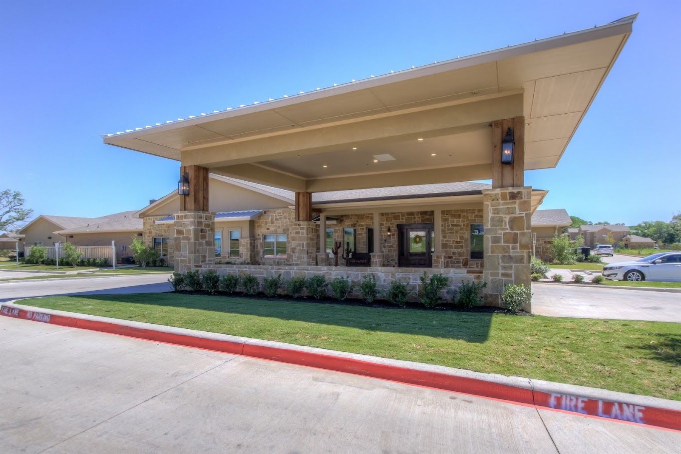 Exterior view of Clear Fork Assisted Living facility