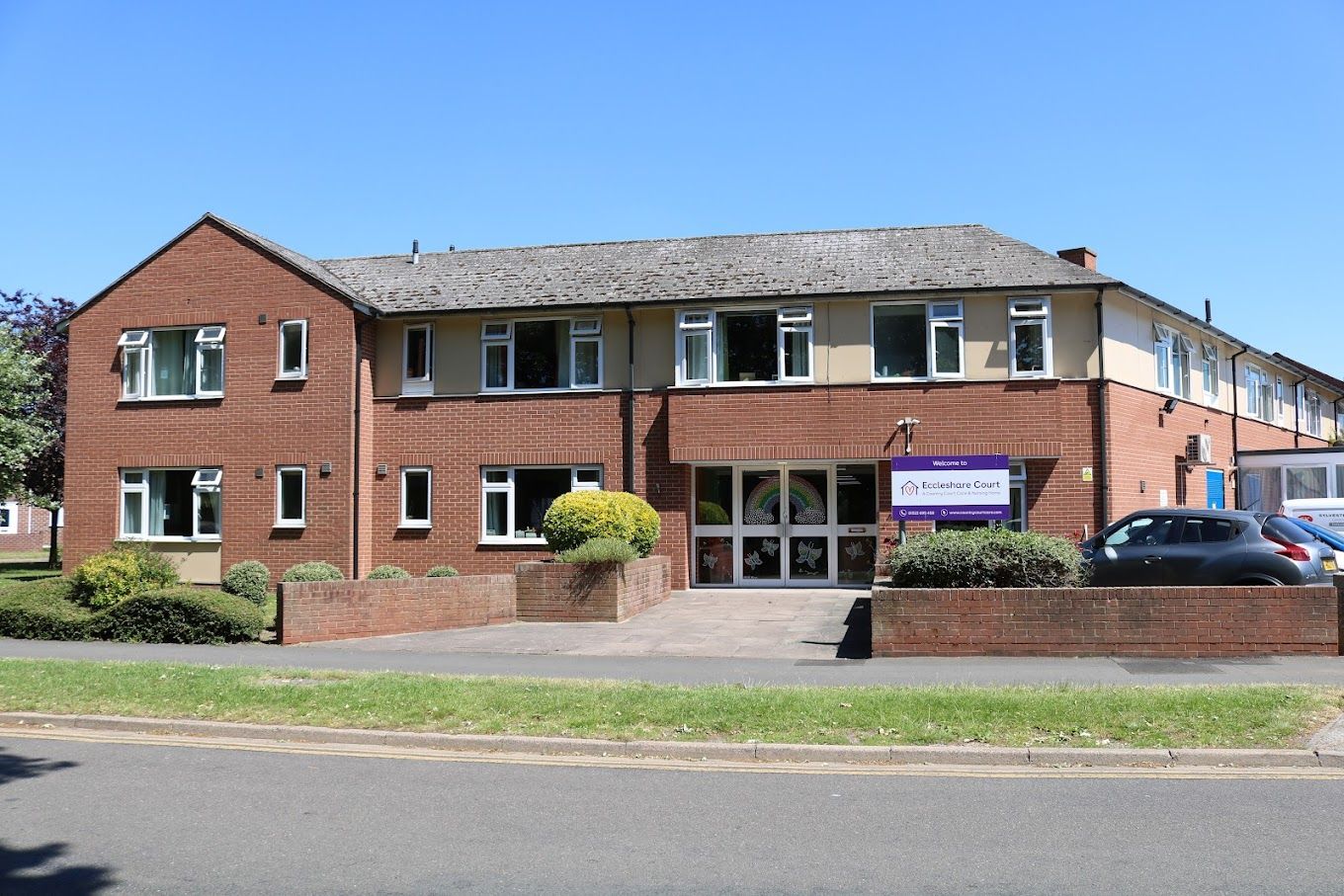 Exterior view of Eccleshare Court Care & Nursing Home