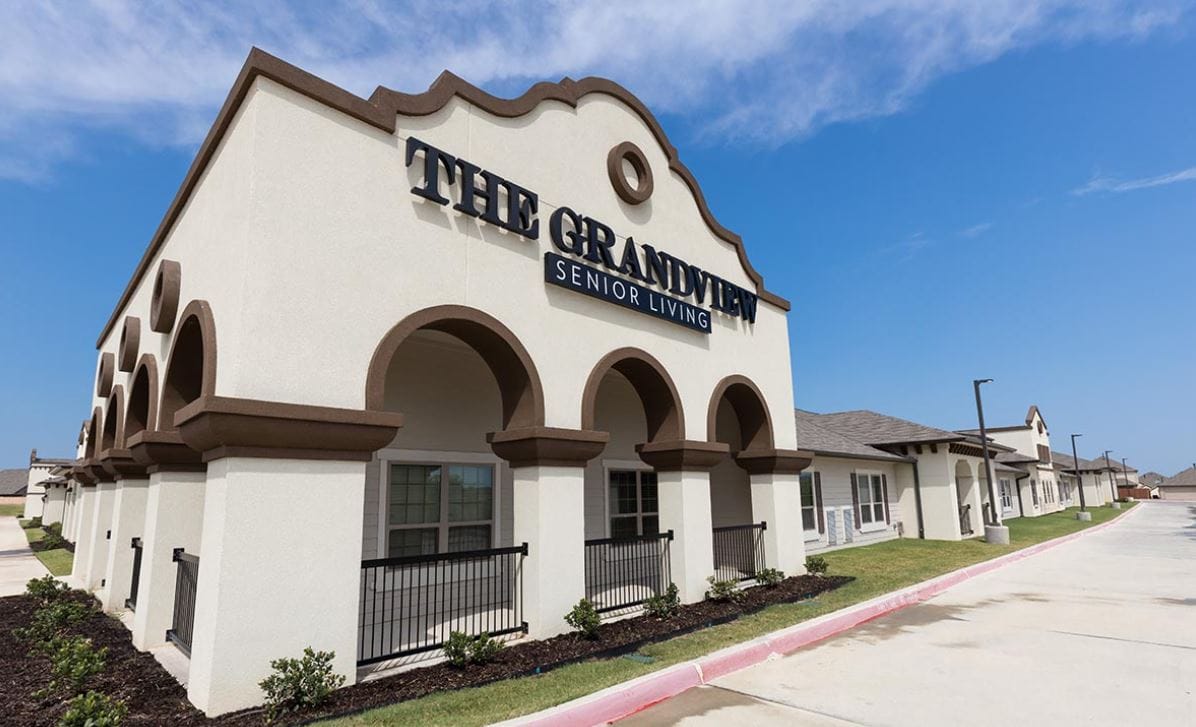Exterior view of The Grandview Senior Living facility