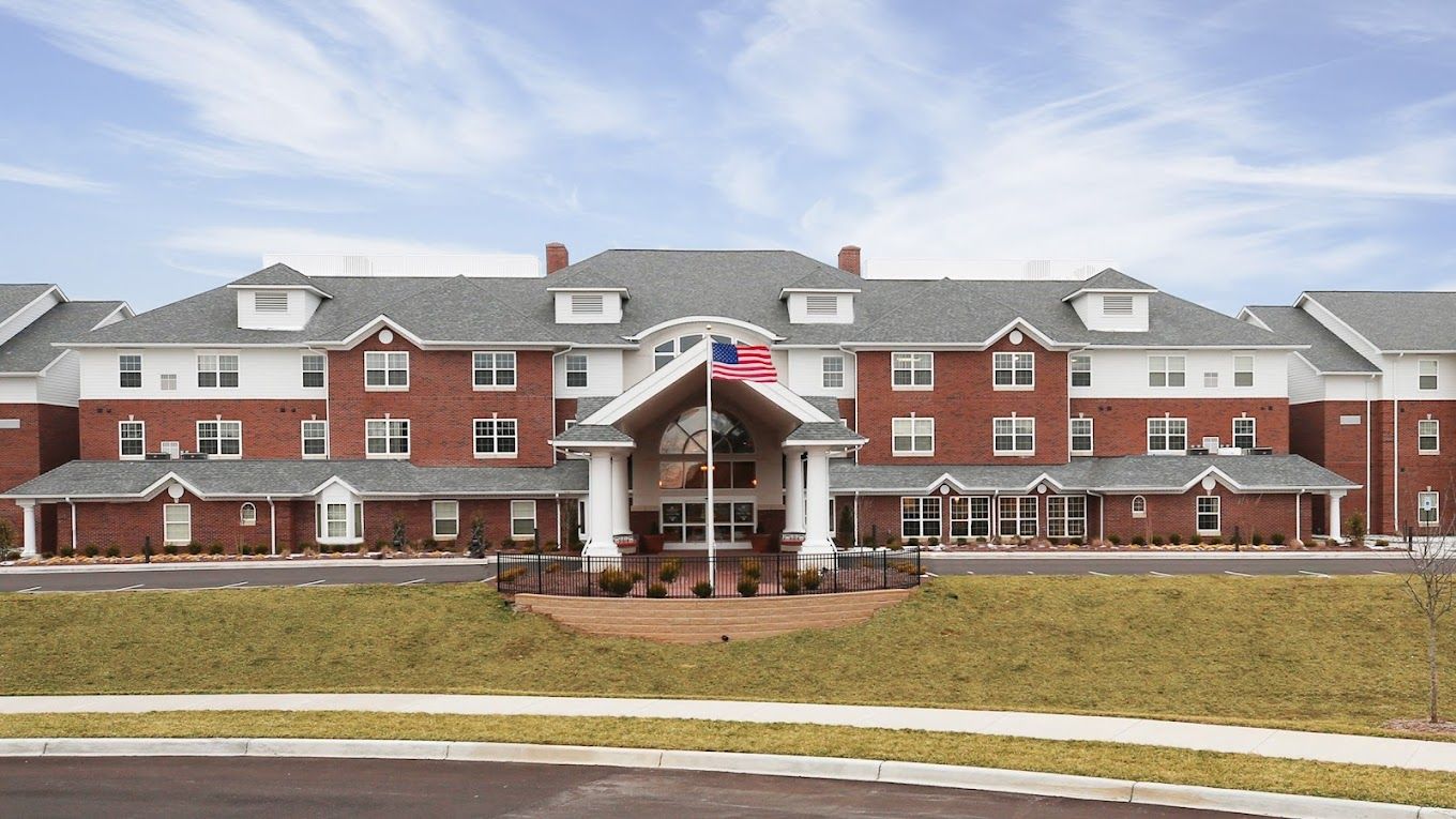 Exterior view of Village Crossing Retirement Community