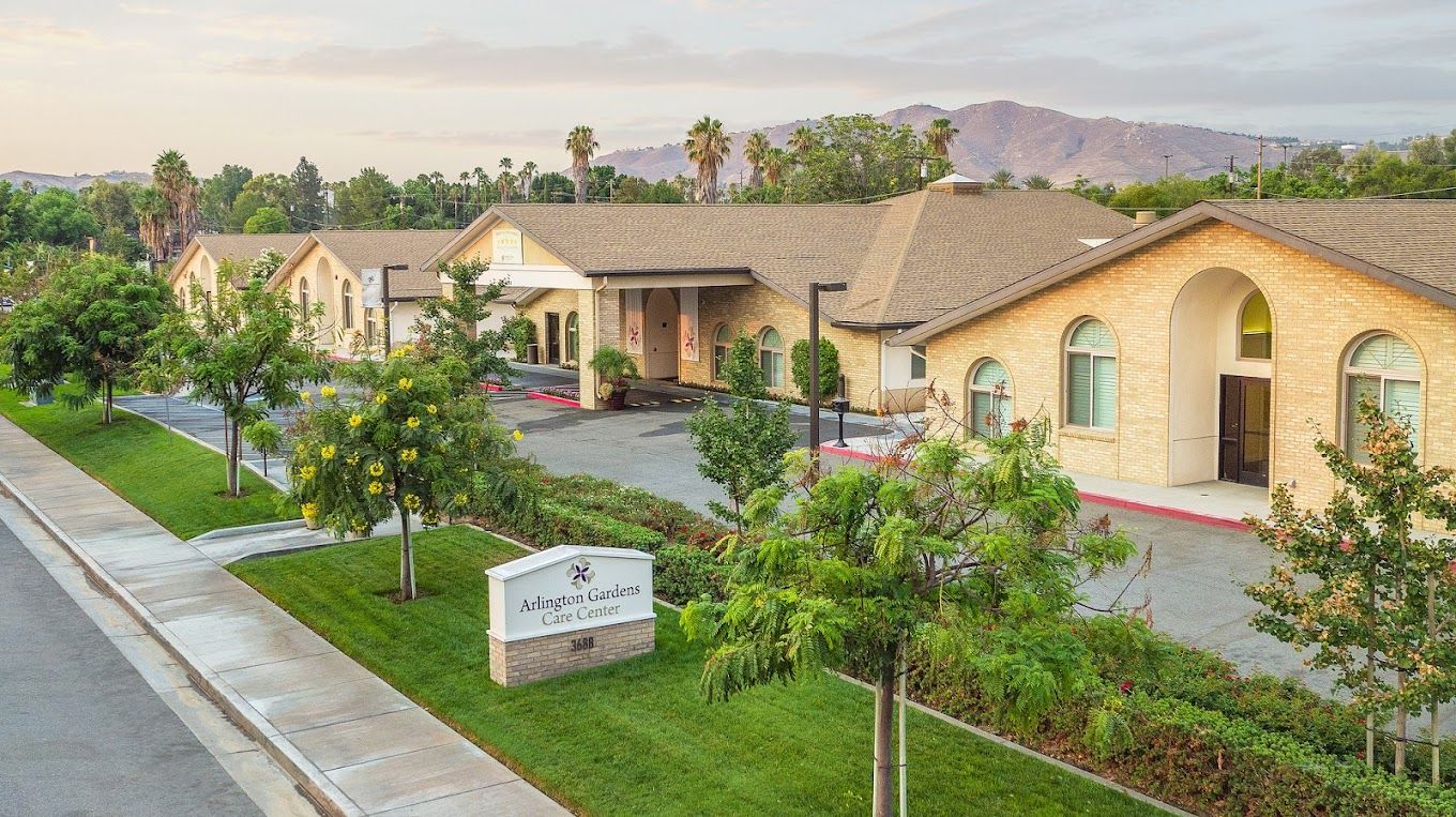 Exterior view of Arlington Gardens Care Center