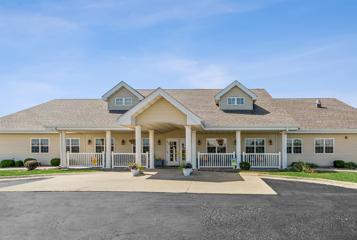 Exterior view of Eiler Senior Living facility