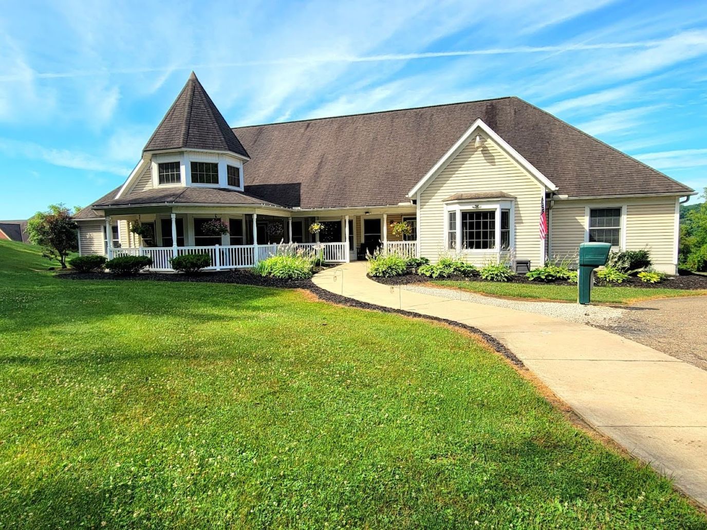 Exterior view of Greenridge Assisted Living facility
