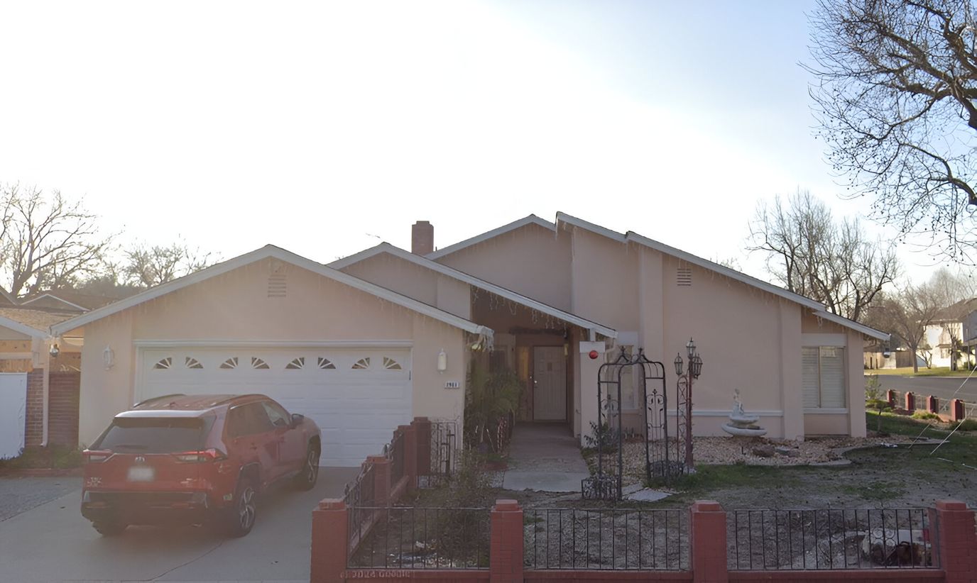 Exterior view of a single-story assisted living facility