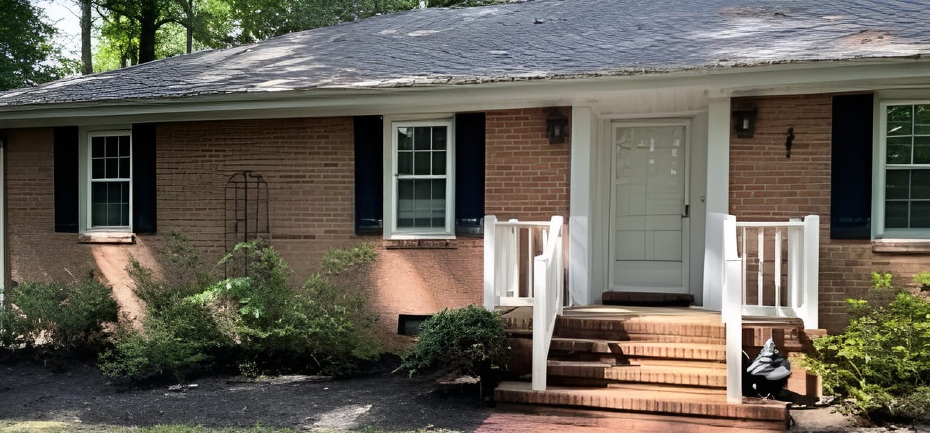 Exterior view of a residential assisted living facility