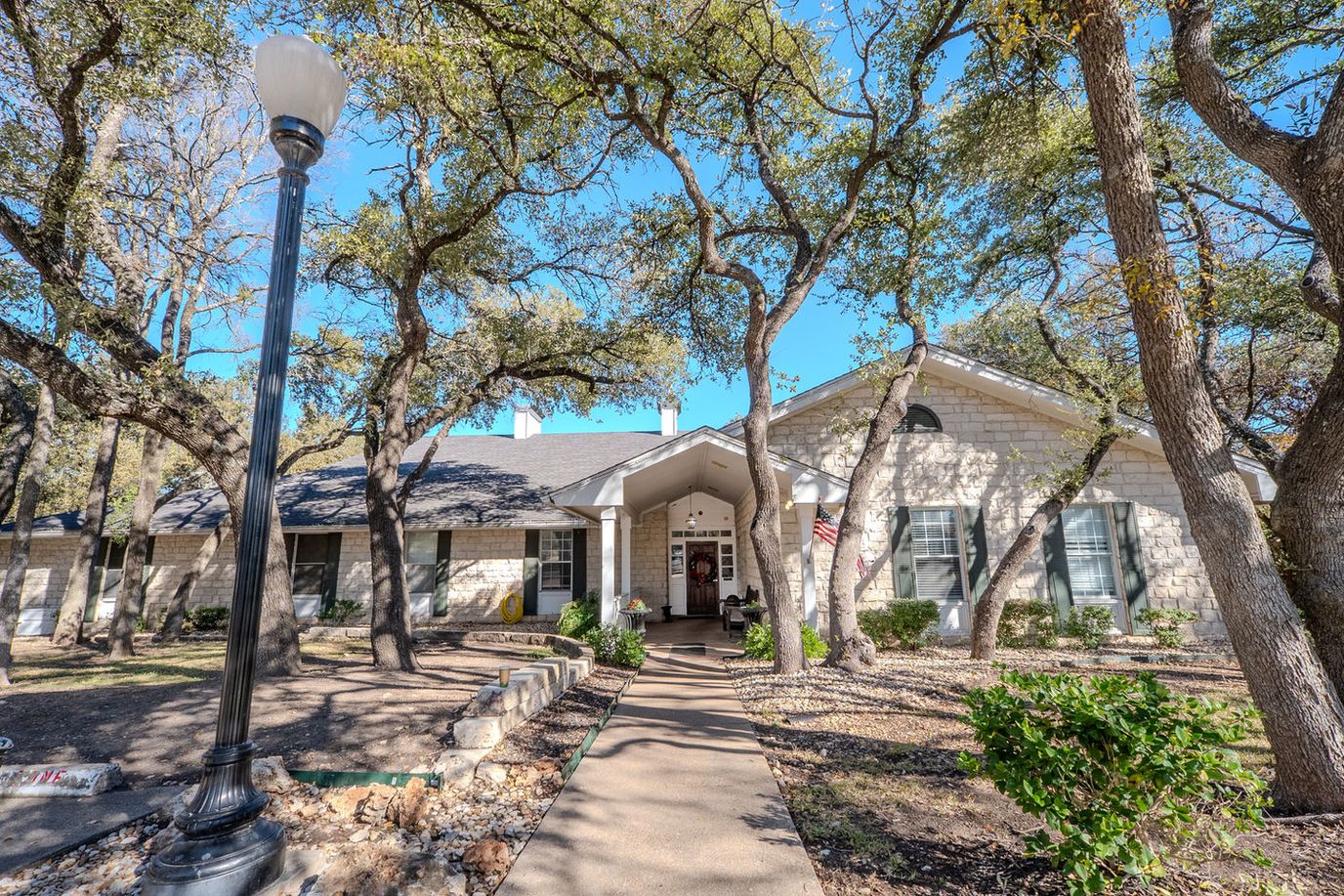 Exterior view of Gemstone Senior Living building