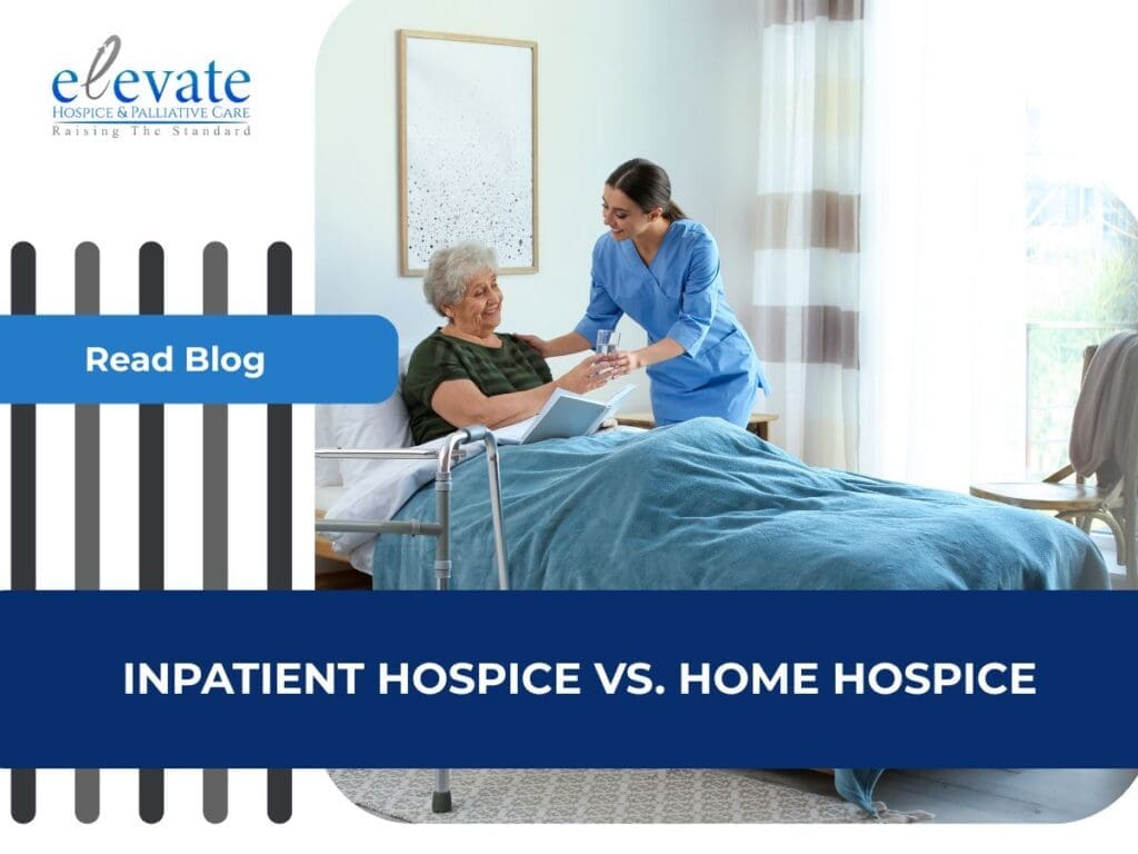 Care staff assisting a resident in a hospital room.