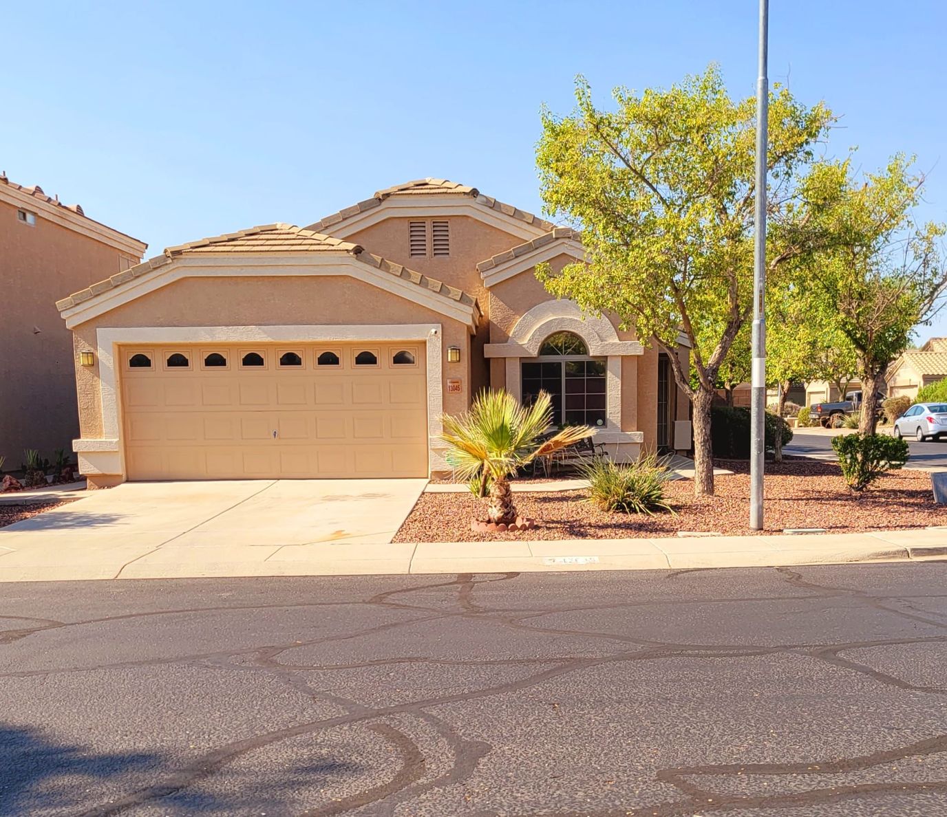 Exterior view of a single-story assisted living facility