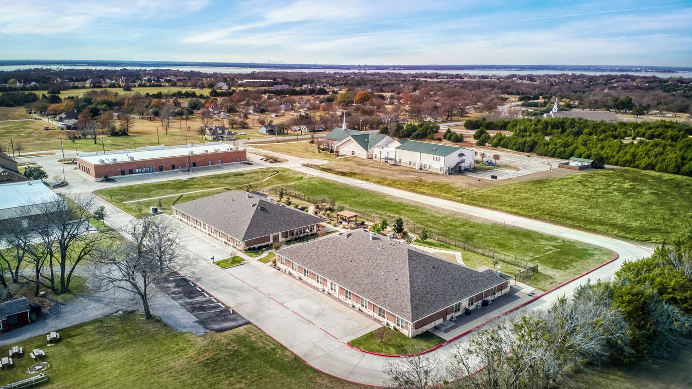 Aerial view of the AvilaCare Assisted Living facility