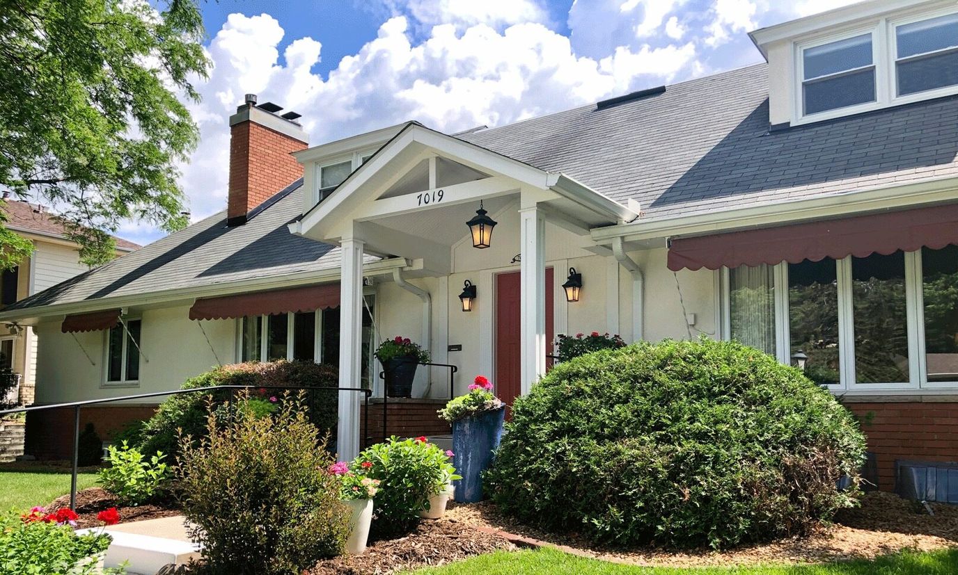 Exterior view of a welcoming senior living facility