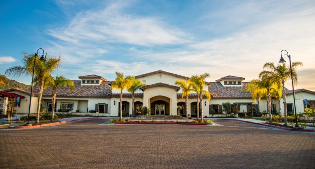 Exterior view of Manzanita Village Senior Living facility
