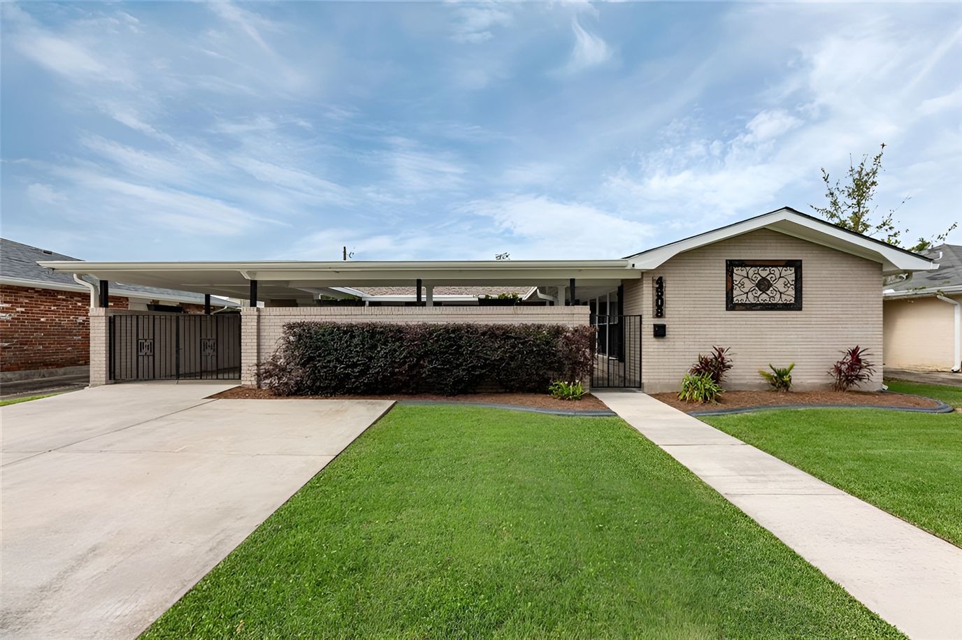 Exterior view of Pelican Homes facility with landscaping