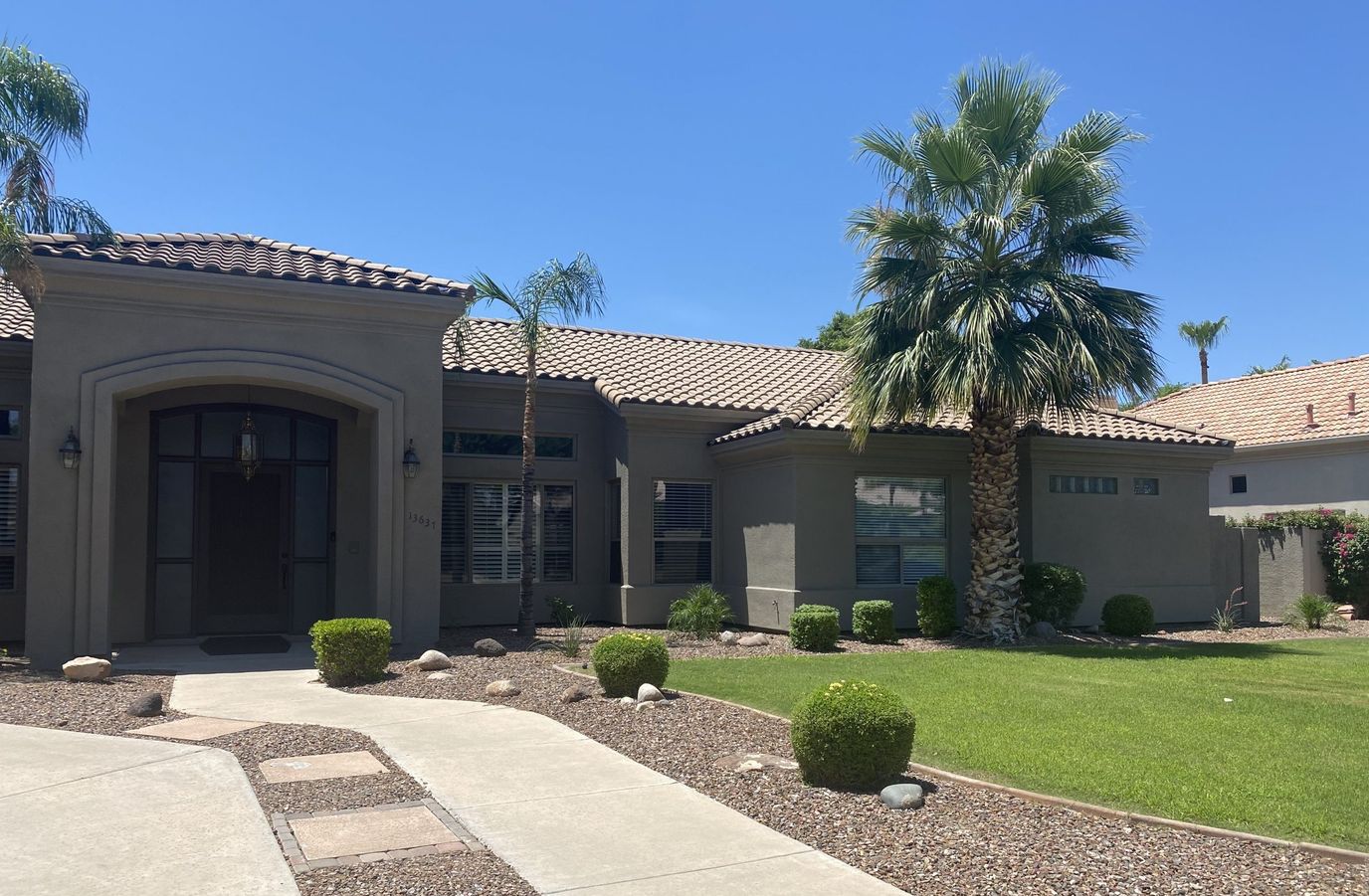 Exterior view of a well-maintained assisted living facility
