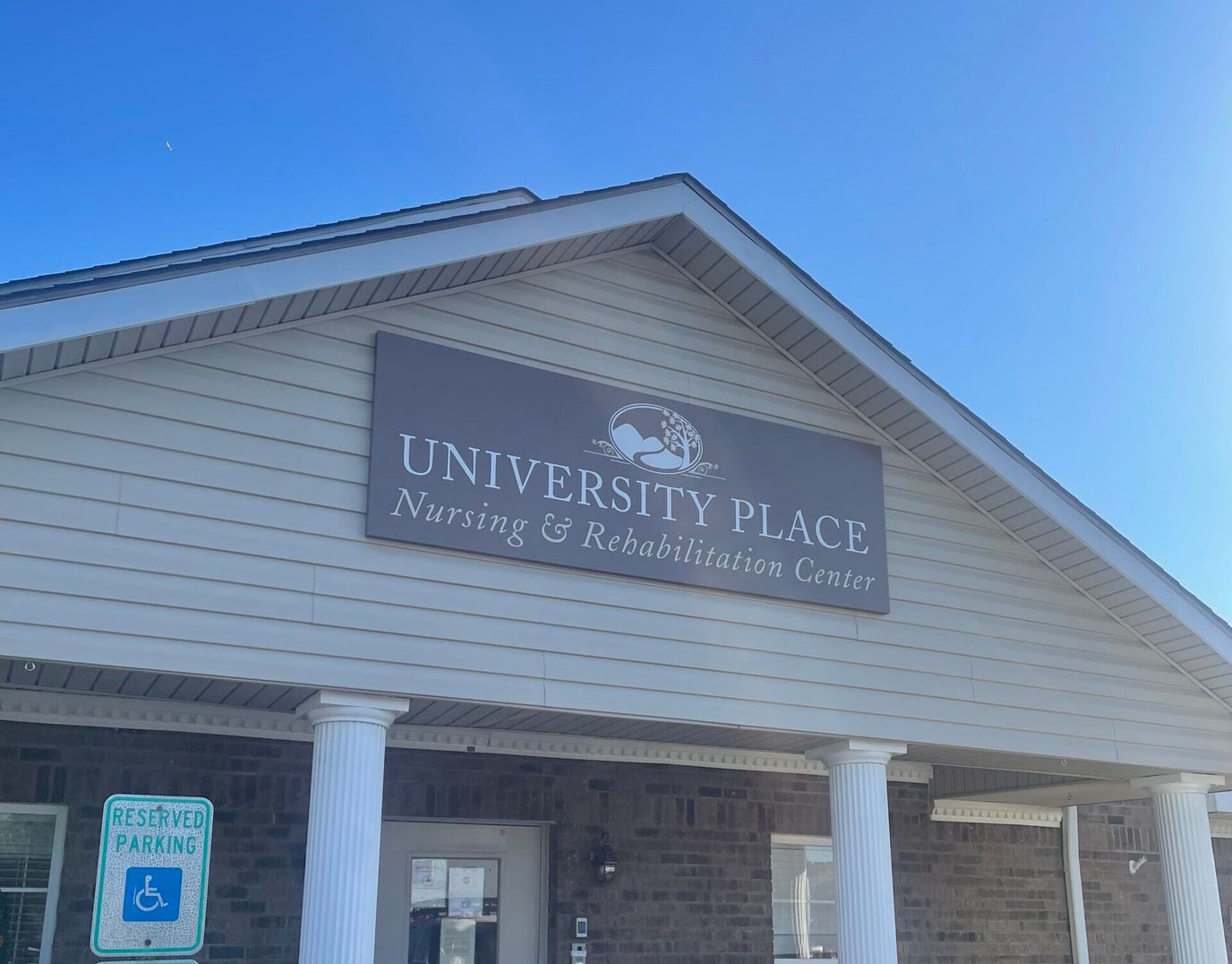 Exterior view of University Place Nursing & Rehabilitation Center
