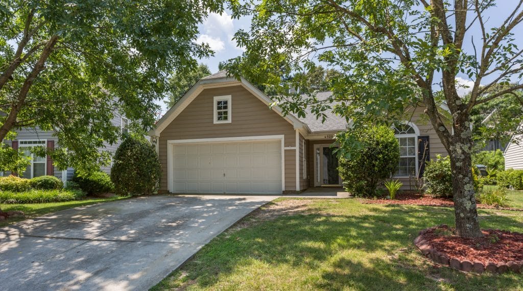 Exterior view of a single-family home with a driveway