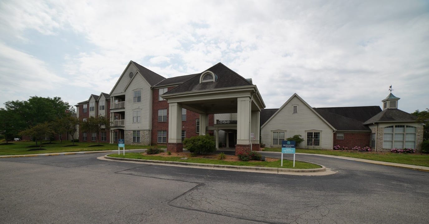 Exterior view of Bridgeway Pointe assisted living facility