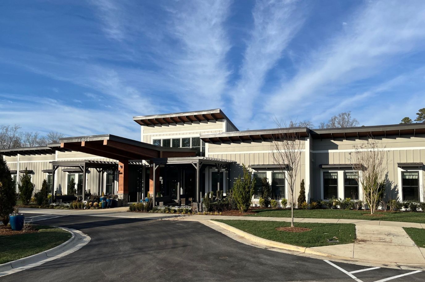 Exterior view of Calyx Living of Wakefield facility