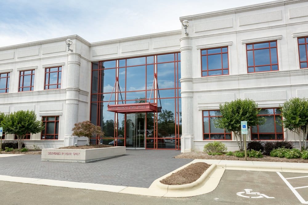 Front exterior view of the facility building