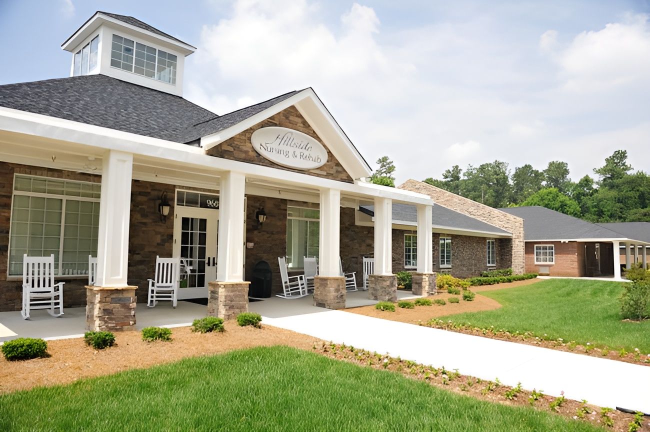 Exterior view of Hillside Nursing & Rehab facility