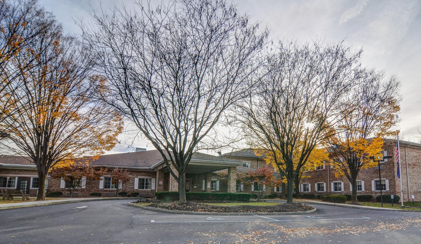 Front entrance of Montgomeryville Skilled Nursing and Rehabilitation Center