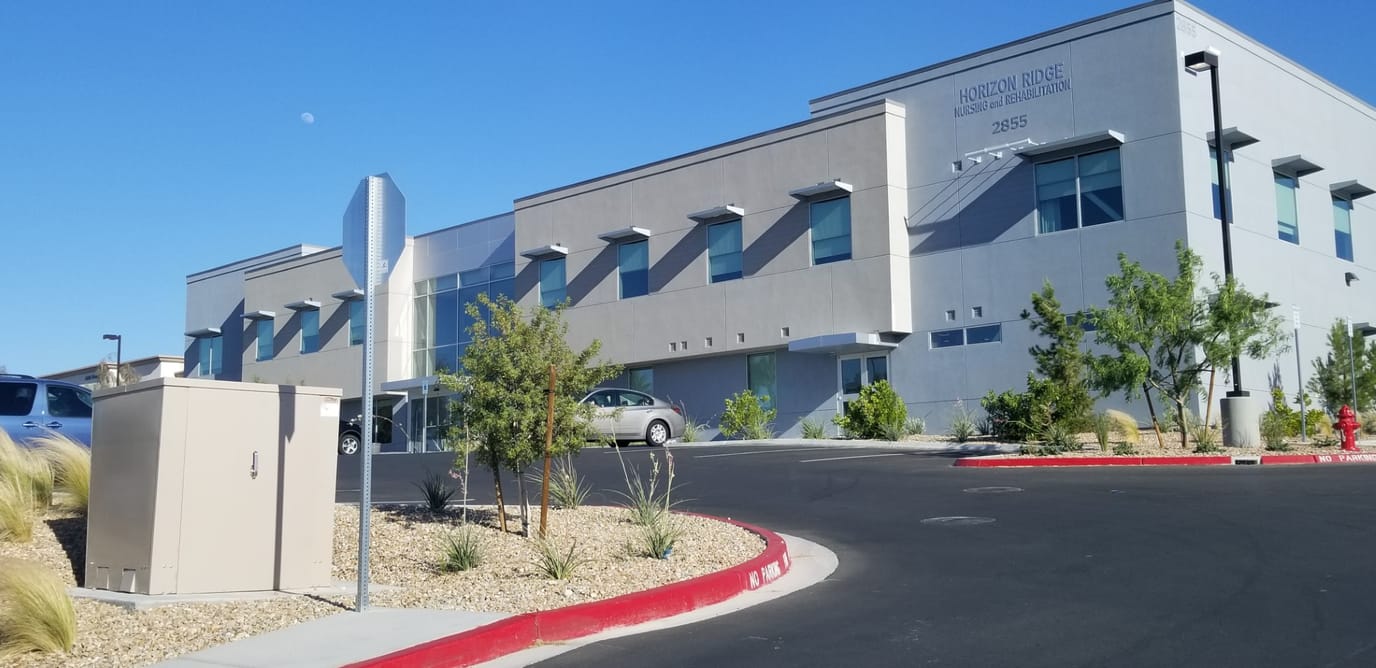 Exterior view of the Handson Ridge Skilled Nursing and Rehabilitation Center